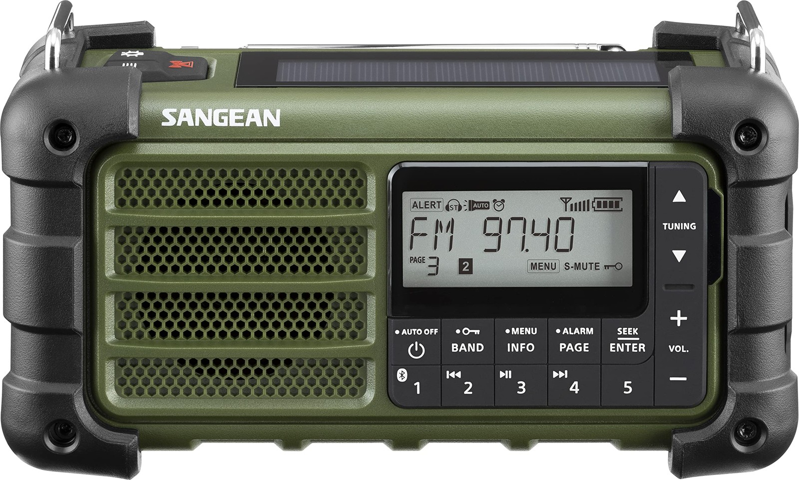 Sangean MMR-99 AM/FM-RBDS/Bluetooth/AUX/Weather/Multi-Powere