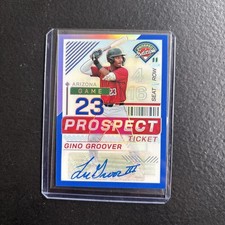 2024 Panini Prospect Edition #46 Gino Groover Blue Signatures Holo 69/149 (Nice)