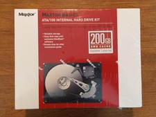 Maxtor ATA/100 Internal Hard Drive Kit - 200GB - Brand New Sealed