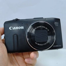 Canon Powershot SX280 HS 12.1MP 20x Optical zoom Digital Camera Black -90% New