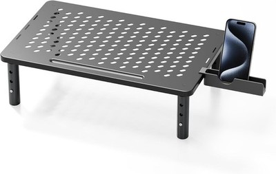 Computer Monitor Stand Riser for Desk 3 Height Adjustable Pc Laptop Tv Desktop