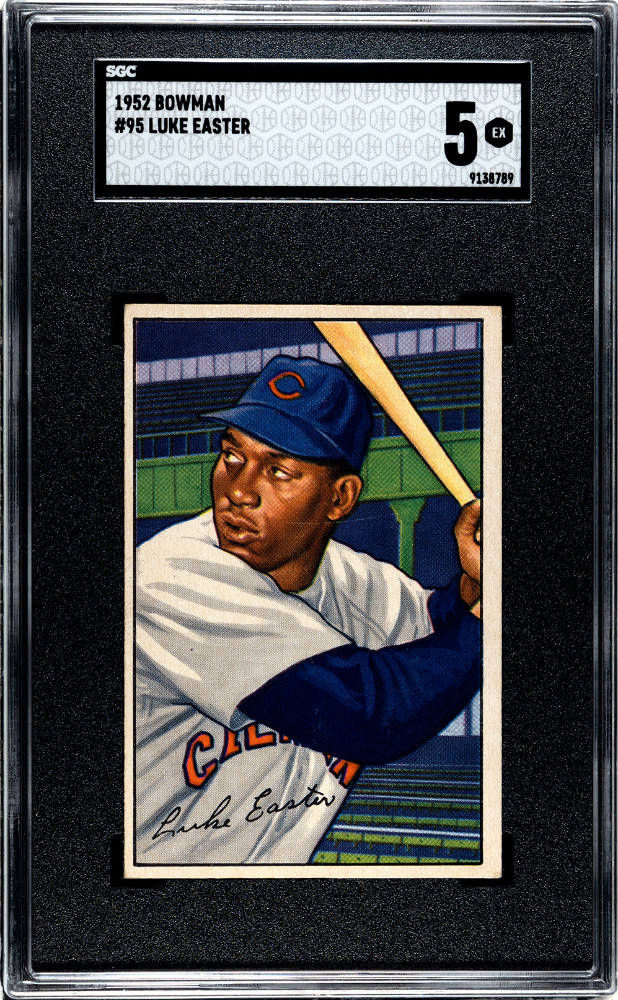 1952 Bowman Luke Easter #95 SGC 5