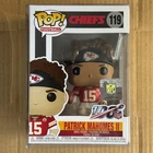 Funko Pop! Patrick Mahomes II #119 Kansas City Chiefs, Home Jersey, Football NFL