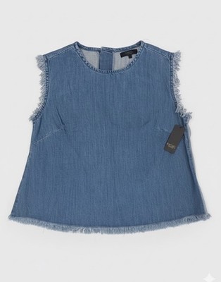 Rachel Roy Denim Sleeveless Top -2x- ExclusivePlus Size Edition (026)