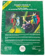 AD&D TSR Module S1 Tomb of Horrors 1981 9022 Complete Dungeons & Dragons