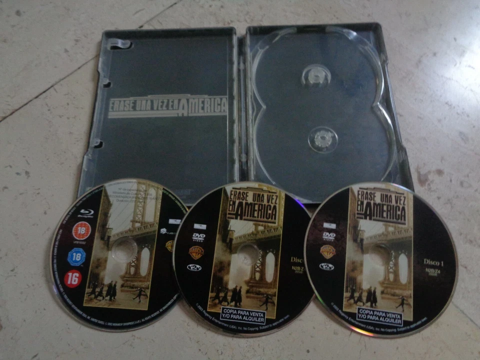 ONCE UPON A TIME IN AMERICA SteelBook BluRay DVD 3di SERGIO LEONE Robert De Niro - Image 4 of 4