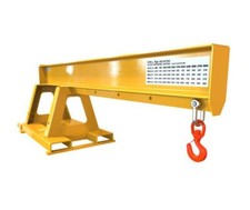 FMJ Raised Forklift Lifting Jib – 1800mm Fixed Beam - CE UKCA HSE