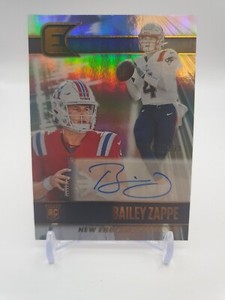 2022 Panini Chronicles Essentials Bailey Zappe RC Auto /199 New England Patriots