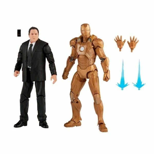 Iron Man 3 - Happy Hogan & Iron Man Mark Infinity Saga Legends 6” Action Figures - image 2 of 3