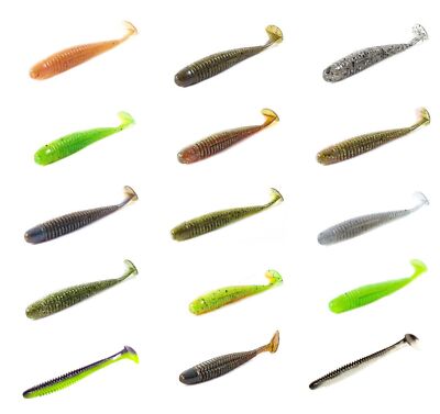 Noike Wobble Shad 4'' 10,2cm - 6 Gummifische, Kunstköder, Gummiköder, Spinnköder