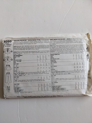 Rare vintage simplicity sewing patternKids Mickey And Minnie Disney Costumes - Picture 2 of 2