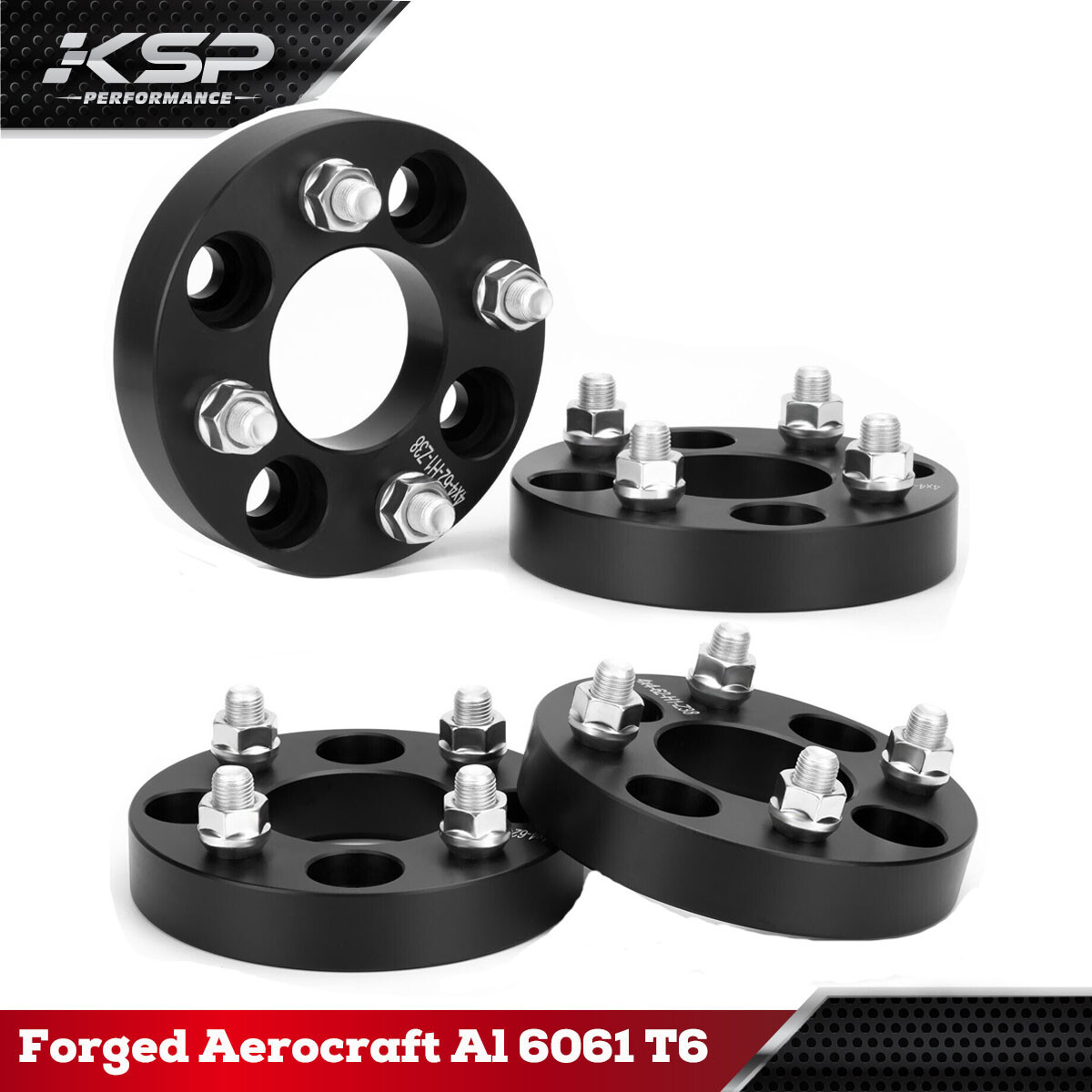 4PCS 1" 4x4'' 4x101.6mm Golf Cart Wheel Spacer 1/2"x20 for EZGO EZ GO