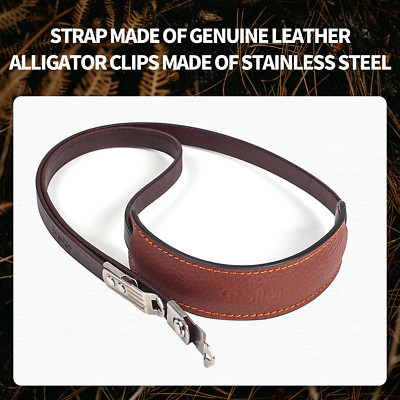 For Rolleiflex 2.8C 2.8D TLR Camera Soft Leather Neck Strap With Shoulder Pad