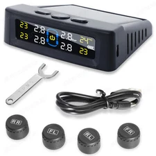 Tire Pressure Monitoring System Kit TPMS Tire Pressure Monitor w/ 4 TPMS Sensors