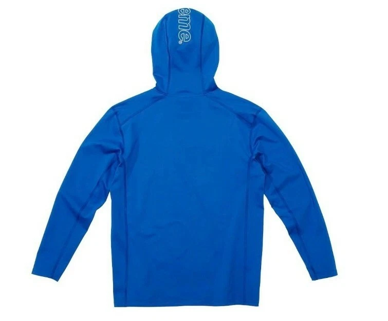 Top SS22 Supreme x The North Face Base Layer L S con cappuccio blu XXL TNF 2XL nuovo