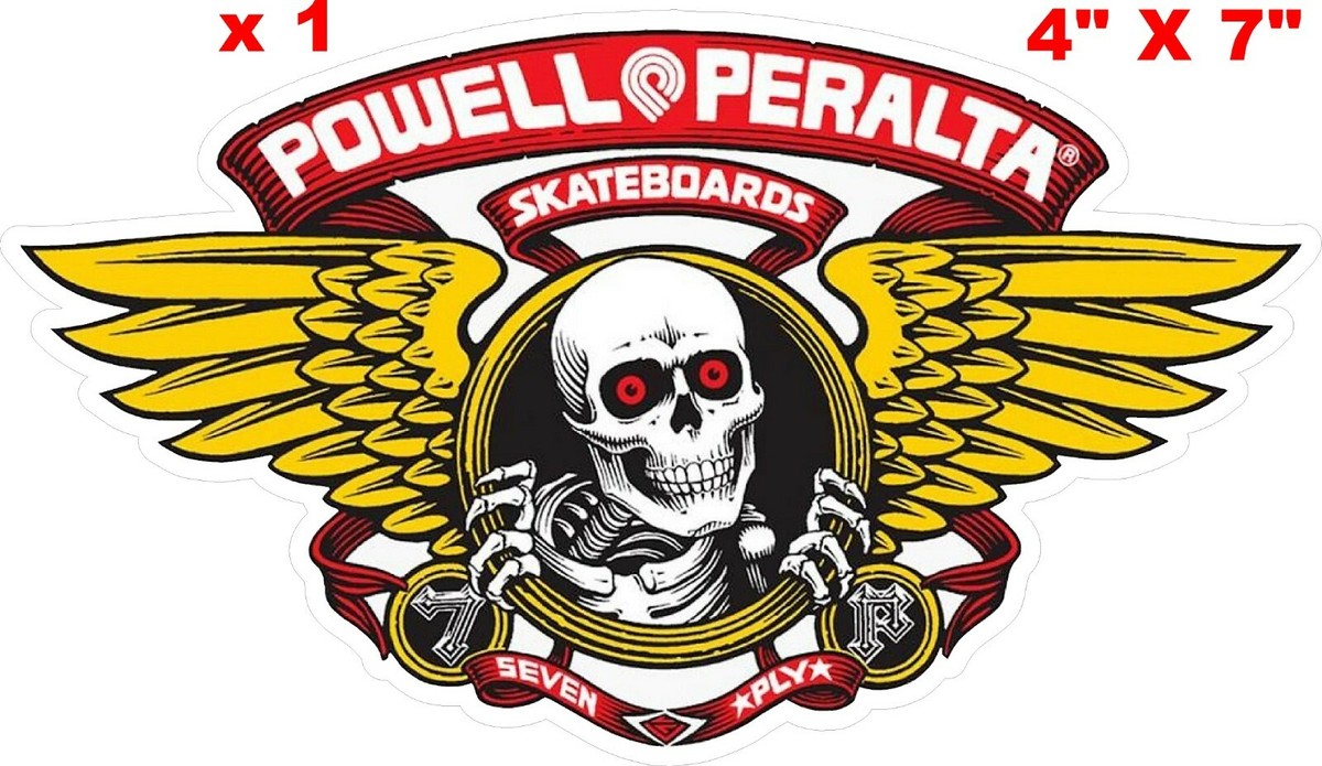 POWELL PERALTA WINGED RIPPER SKATEBOARDS DECAL 4