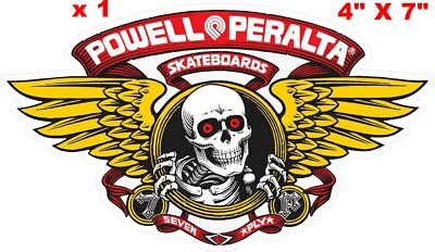 POWELL PERALTA WINGED RIPPER SKATEBOARDS DECAL 4