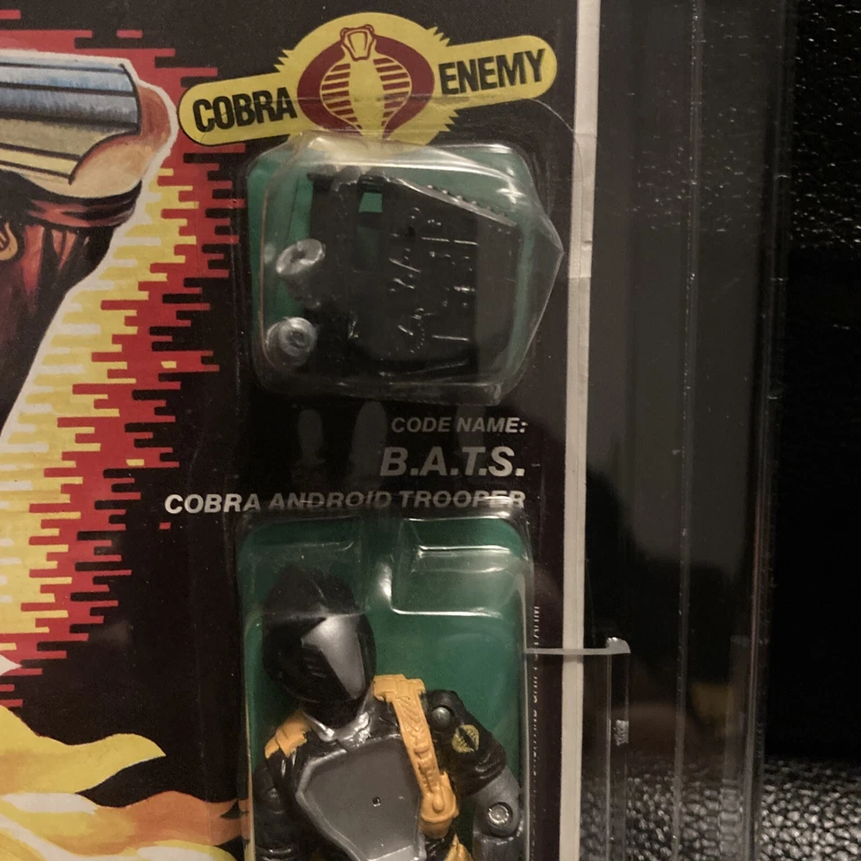 Vintage Hasbro Gi Joe Cobra Bat Moc O ring Figure. - Image 4 of 4