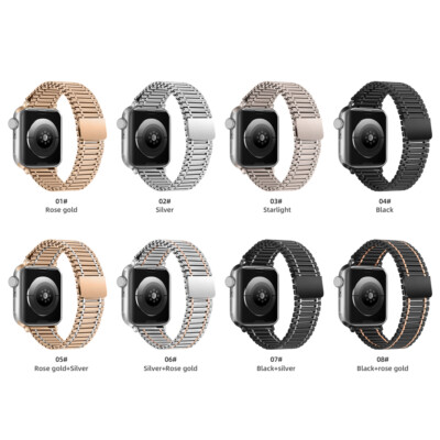 Magnetisch Edelstahl Loop Armband für Apple Watch 11 10 9 8 7 6 5 4 SE 3 40-49mm