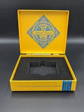 EMPTY 2021 NATIONAL TREASURES NASCAR RACING BOX WITH PADDING AND SLEEVE