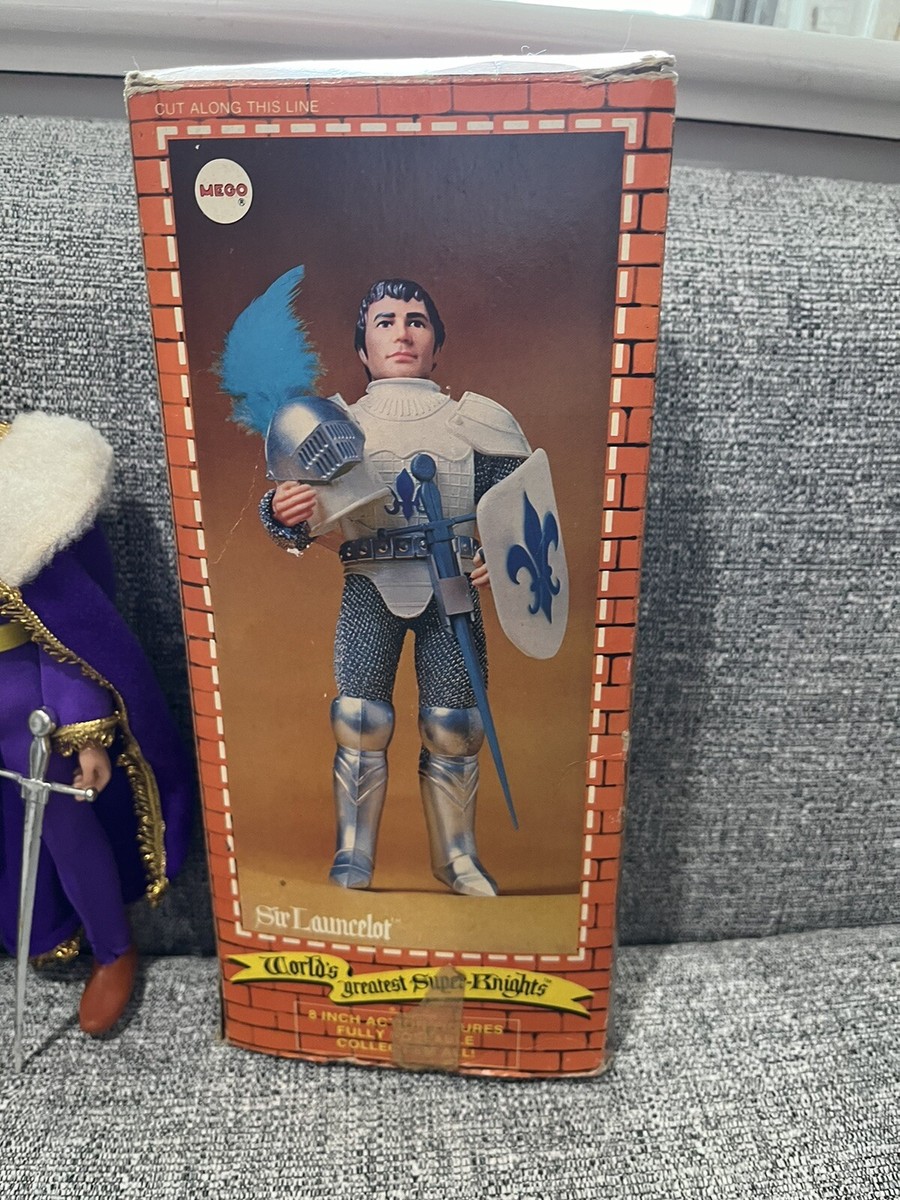 Mego Knights Ivanhoe Black Knight King Arthur Sir Galahad Lancelot