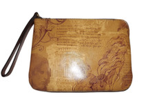 NEW PATRICIA NASH WOMEN'S LEATHER CASSINI WRISTLET WALLET ITALIA SKETCHBOOK