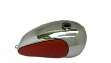 TRIUMPH T120TR6 BONNEVILLE CUSTOM RED & CHROME GAS FUEL PETROL TANK