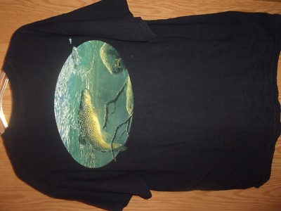 T-shirt noir Primal Artist Brochet - Performance Pêche