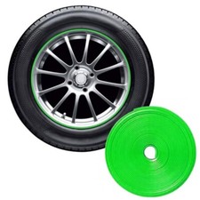 8m Green Car Wheel Rim Protector Strip Flexible Rubber