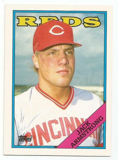 JACK ARMSTRONG 1988 TOPPS TRADED ROOKIE CARD NM MT CONDITION CINCINNATI 