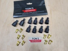 7mm 180 degree socket style Spark Plug Distributor Magneto Coil Terminal & Boot