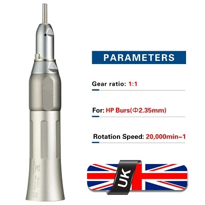 YABANGBANG NSK Style Dental Slow Low Speed Straight Nose Cone E-type Handpiece