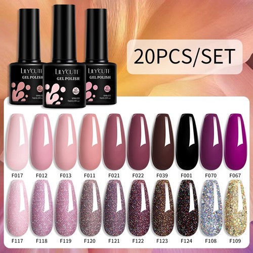 20/24PCS Smalto Gel Termico Set 3 Strati Temperatura Smalto Cambia Colore - Foto 79 di 90