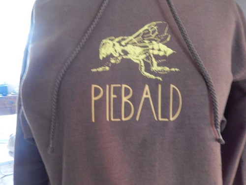 Piebald BROWN TOUR HOODIE VTG ALTERNATIVE / INDIE ROCK SIZE ADULT M (38-40) - Picture 3 of 16