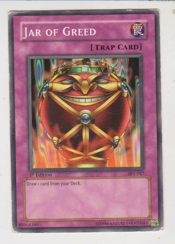 Yu-Gi-Oh Tradingcard Starter Deck Kaiba Evolution SKE-047 Jar of Greed 1st Ed.