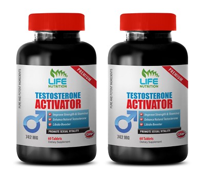 Men Libido -Testosterone 742mg  Activator  - Produce More Testosterone Pills 2B 