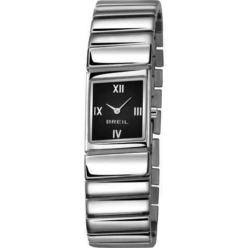 Orologio Donna Breil Slash TW1241 Acciaio Silver Quadrante Nero Rettangolare  | eBay