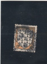 L5216 FRANCE TIMBRE N° Y&T 573 de 1943 " Armoiries de Bretagne " Oblitéré