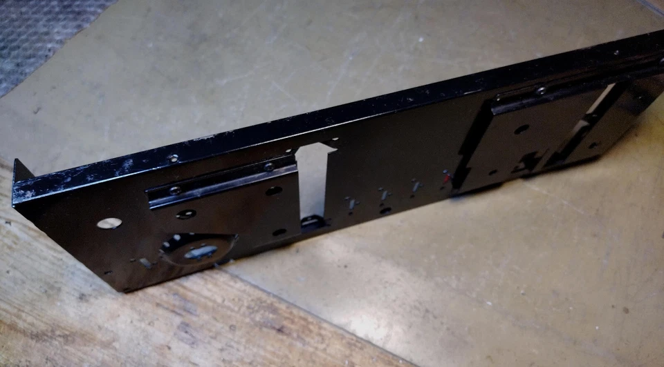 Front Chassis Steel Component for Sansui AU 517 amplifier - used - Bild 4 von 4