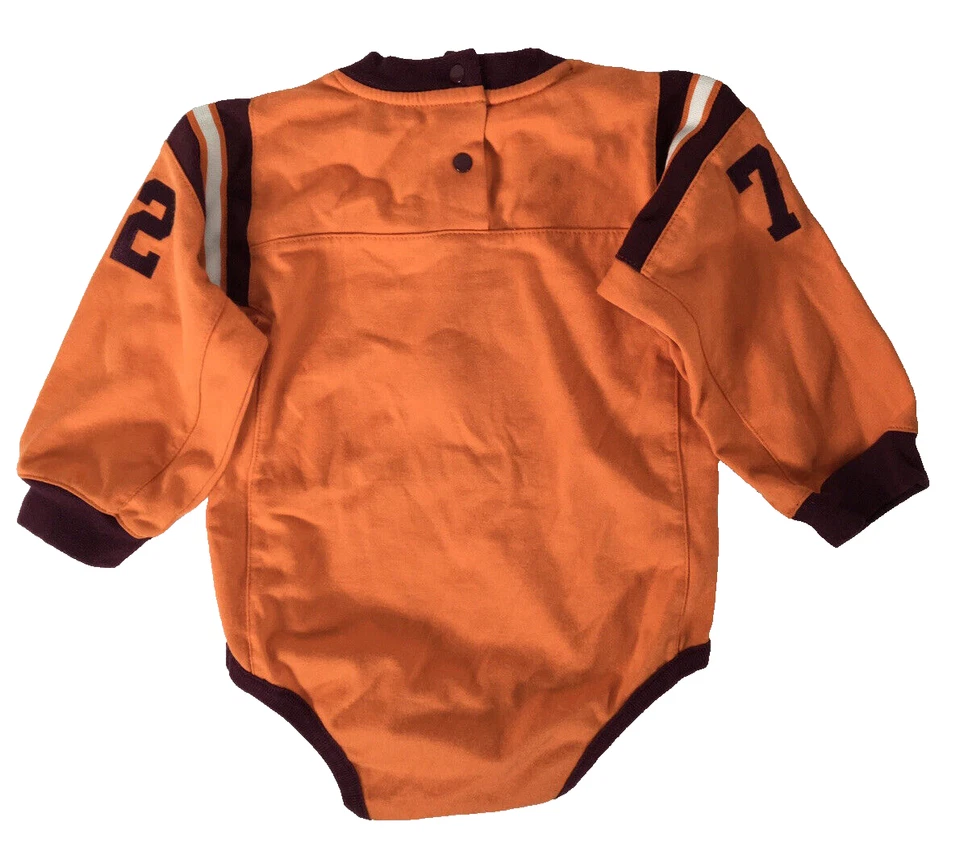 Body 18 Meses 1 Pieza Mameluco Mighty Mac VT Virginia Tech Infantil Manga Larga Foto 2 de 4