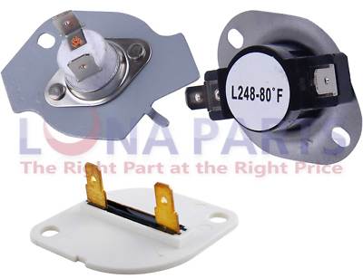 279769 & 3390719 Thermal Cut Out & Fuse for Whirlpool, Kenmore Dryers ...