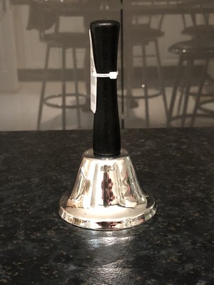 Small Classic Silver Hand Bell (12 cm Tall appx) UK | eBay