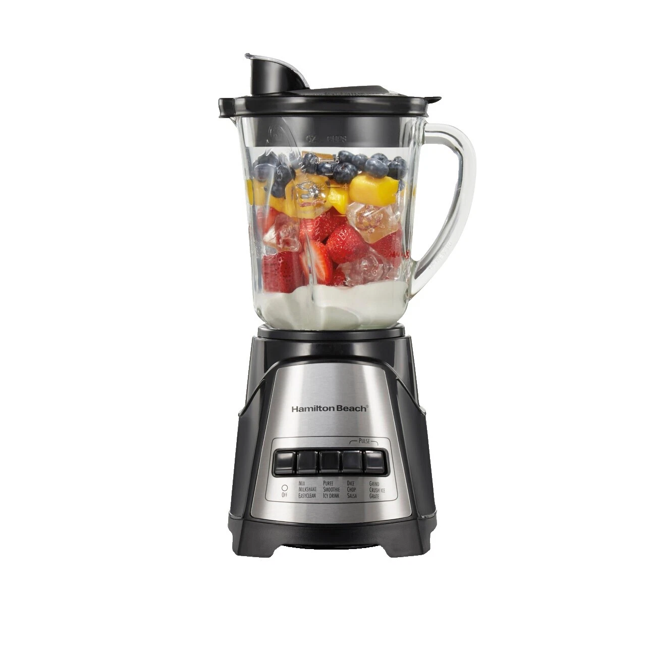 Negro 600-899 W Mezclador Licuadoras estándar