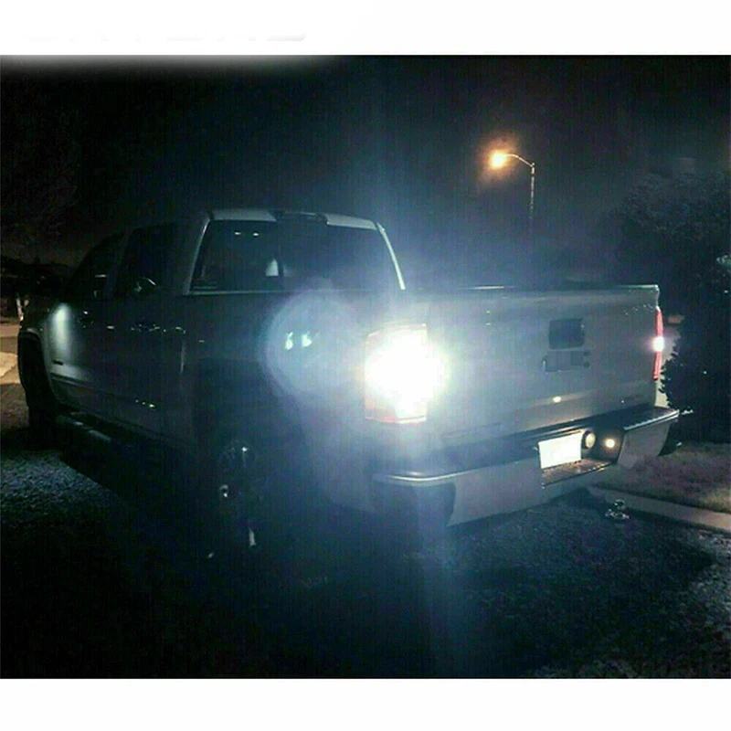 For Cadillac STS 2005-2011 2pcs 3157 LED Backup Reverse Light Bulbs 6000K White Foto 3 de 4