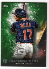 2018 Topps Inception Green #68 Francisco Mejia Cleveland Indians