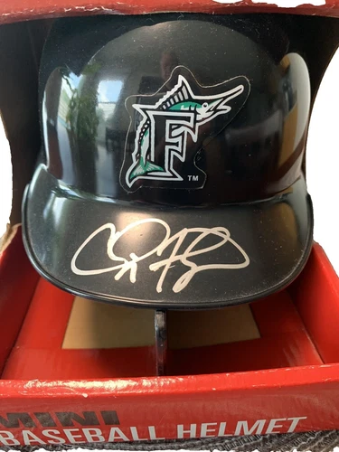 Cliff Floyd MLB Original Autographed Helmets