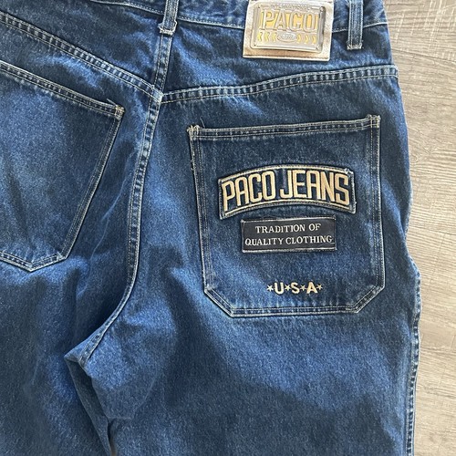 Vintage 90's Paco Jeans Size 36x31 Mens Y2K Baggy Wide Leg Grunge Skater