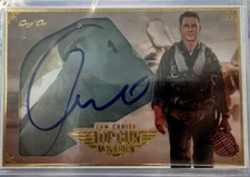 Tom Cruise Top Gun Maverick BGS Auth Auto Autograph Custom Cut 1/1 Oversized