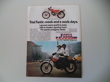 advertising Pubblicità 1978 MOTO FANTIC TX-250 TRIAL 125