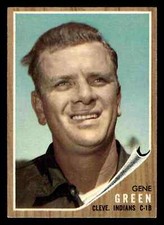 1962 Topps #78 Gene Green - Cleveland Indians (Low Grade)